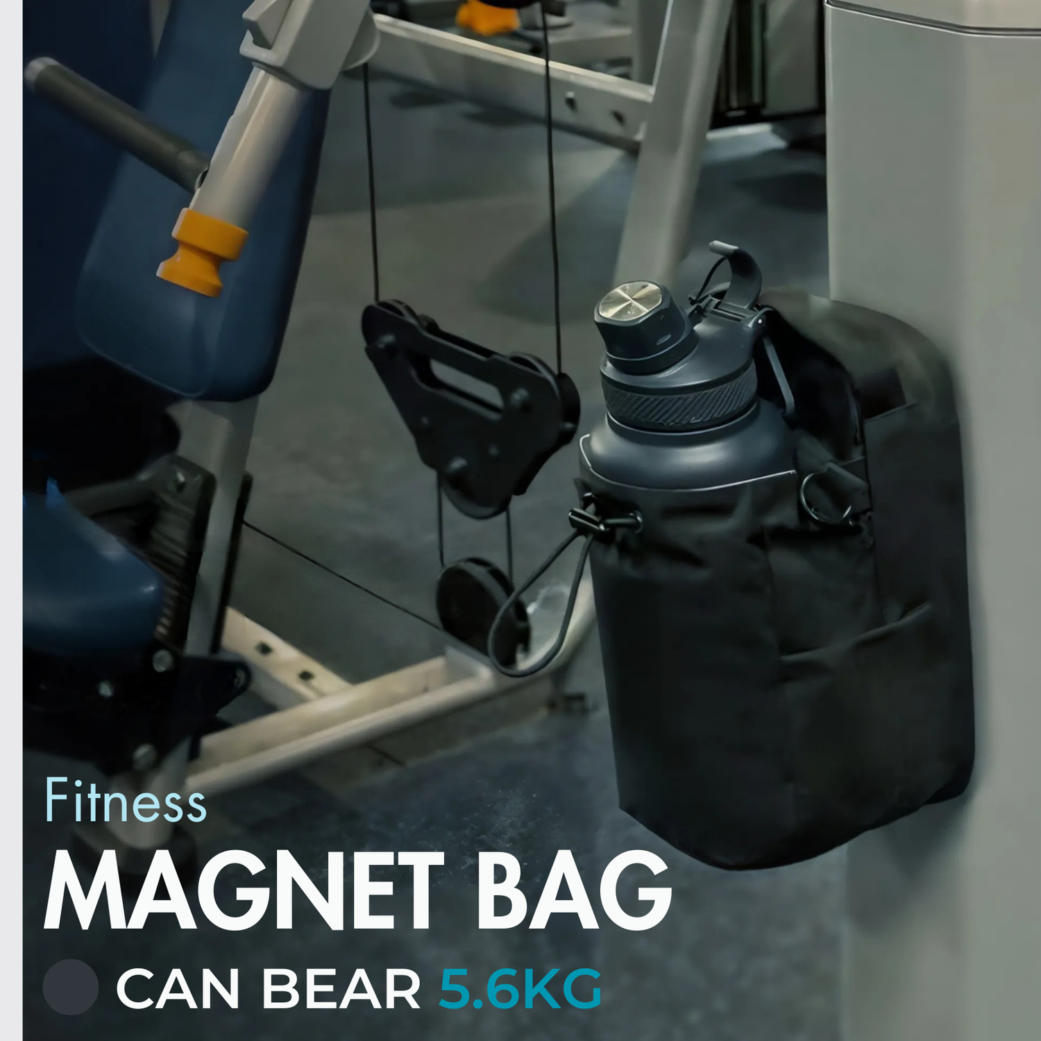 Strong Hold Magnetic Gym Bag – Portable Fitness & Travel Essential For Men/Women