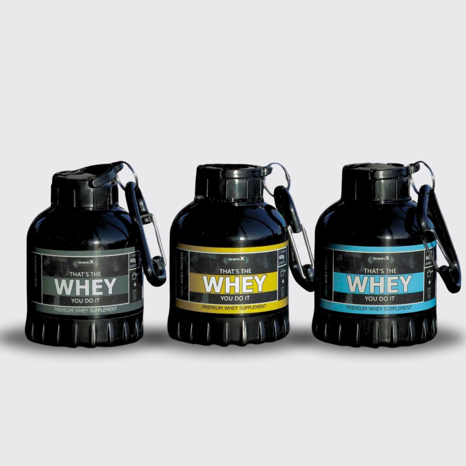 On-The-Go Whey Protein Container
