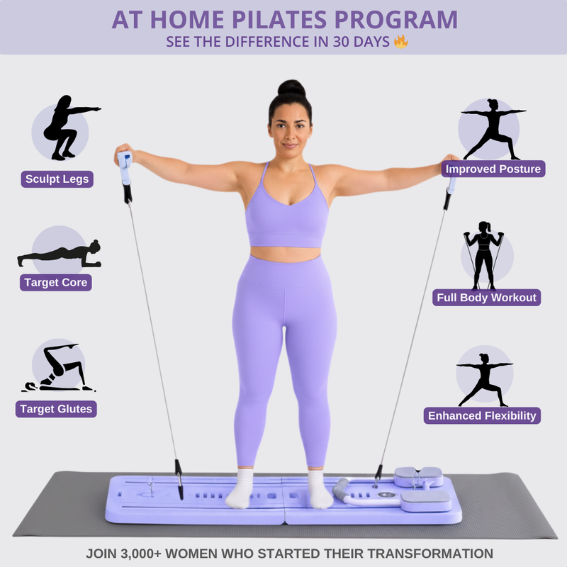 8 in 1 Multi-Functional Pilates Reformer Board