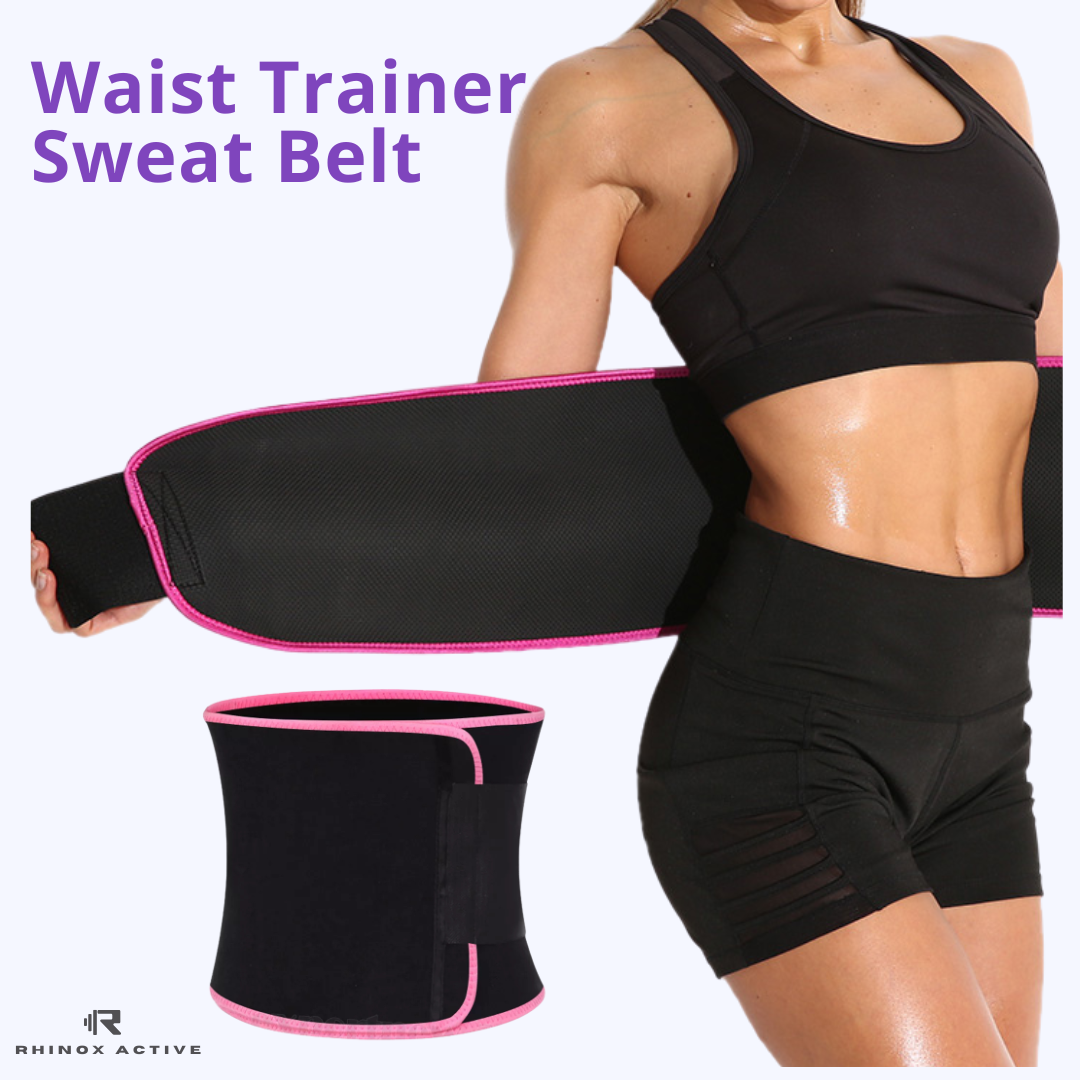 Waist Trainer Sweat Belt – Adjustable Neoprene Slimmer