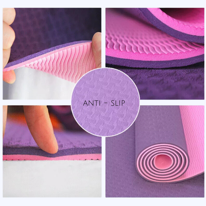 Eco-Friendly Non-Slip Yoga Mat – Dual Layer