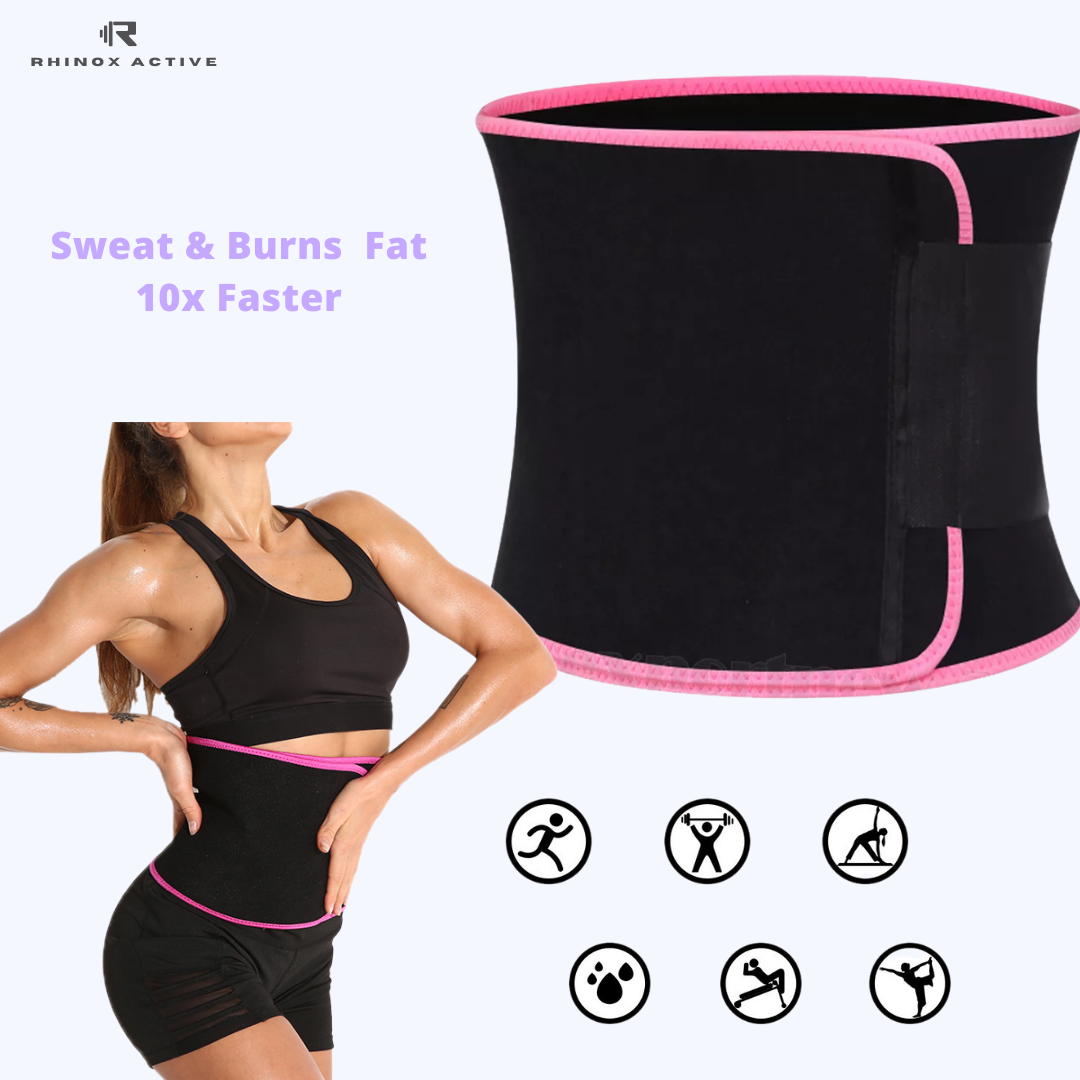 Waist Trainer Sweat Belt – Adjustable Neoprene Slimmer