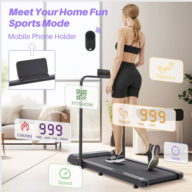 Smart Walking Pad Treadmill with Remote