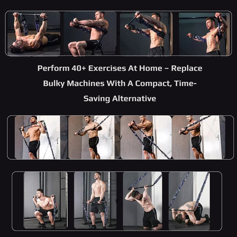 Premium All-In-One Home Gym Bar Set: Muscle & Toning Anywhere