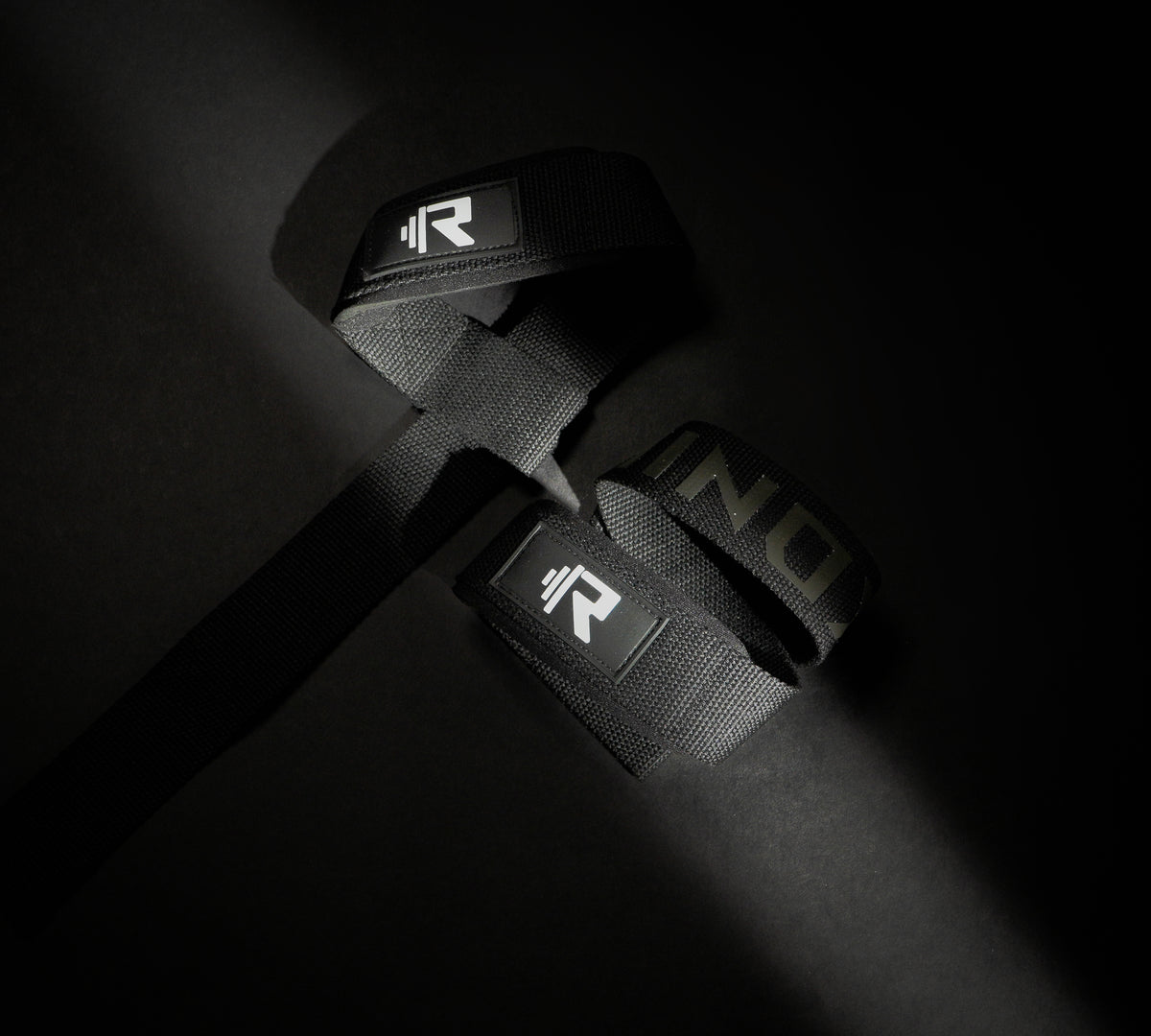 Premium Weight Lifting Straps Black - Rhinox Active