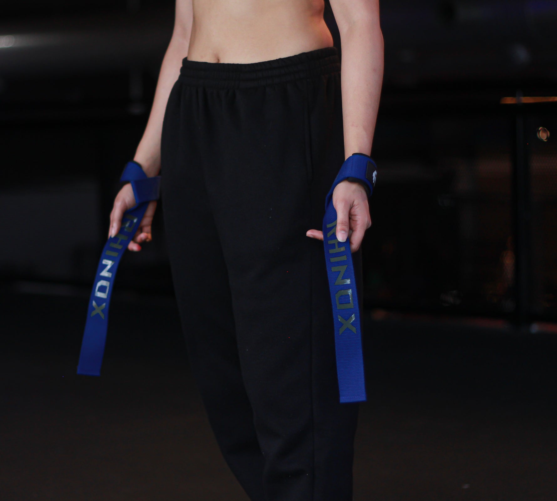 Weight lifting Straps Dark Blue - Rhinox Active