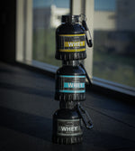 Whey Protein Container Keychain 2 scoops capacity - Rhinox Active