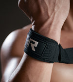 Premium Weight Lifting Straps Black - Rhinox Active