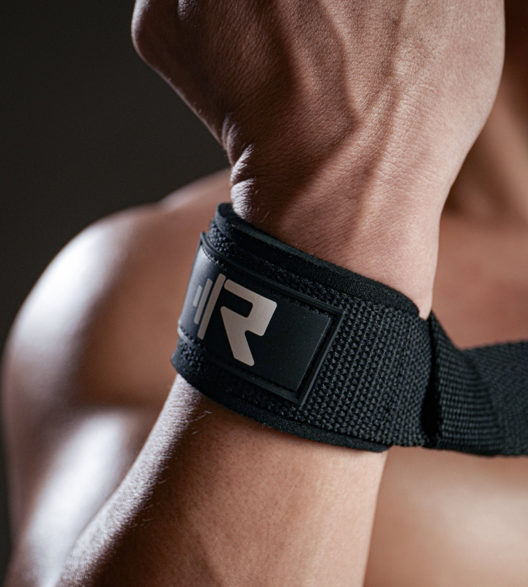 Premium Weight Lifting Straps Black - Rhinox Active