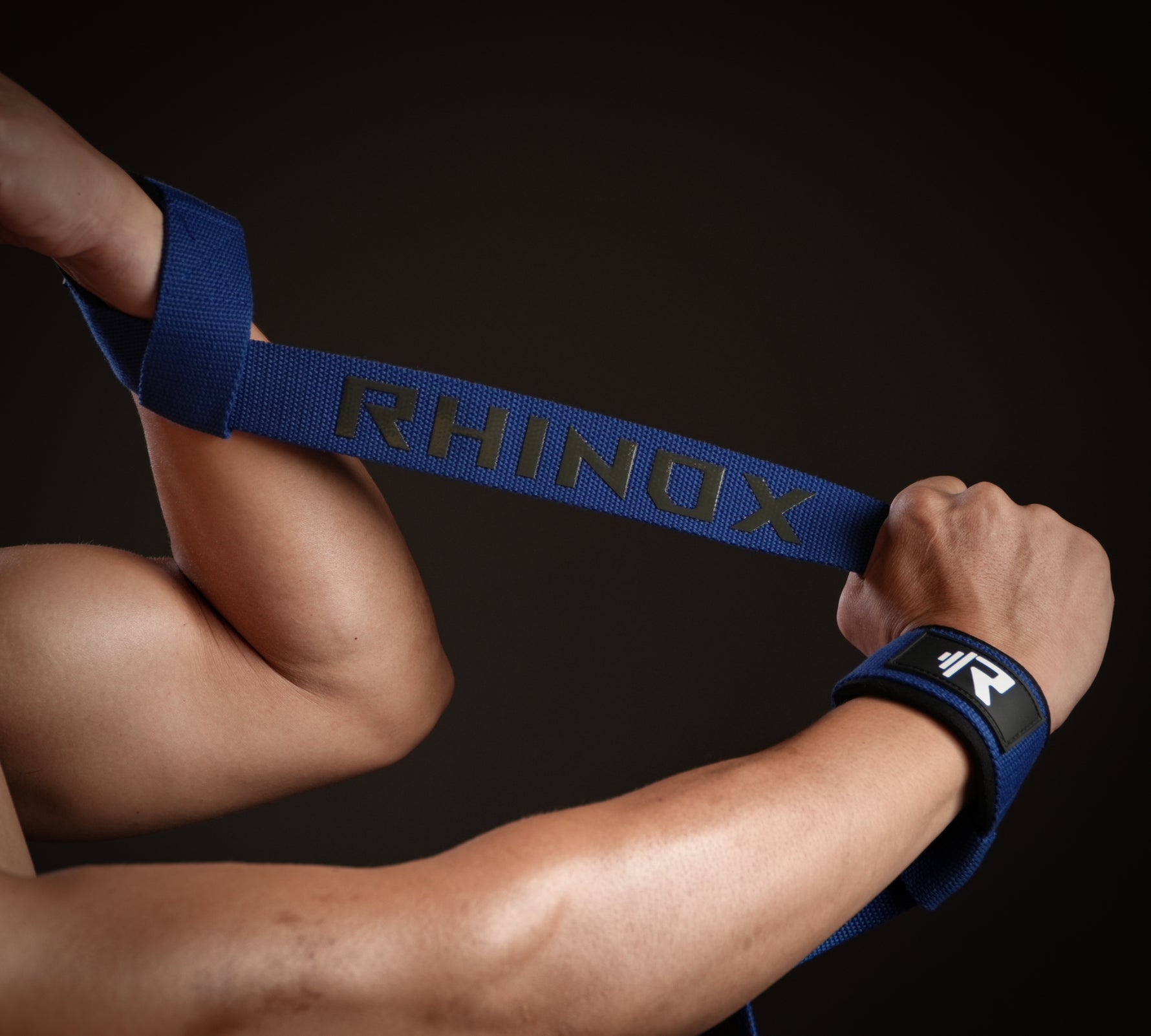 Weight lifting Straps Dark Blue - Rhinox Active