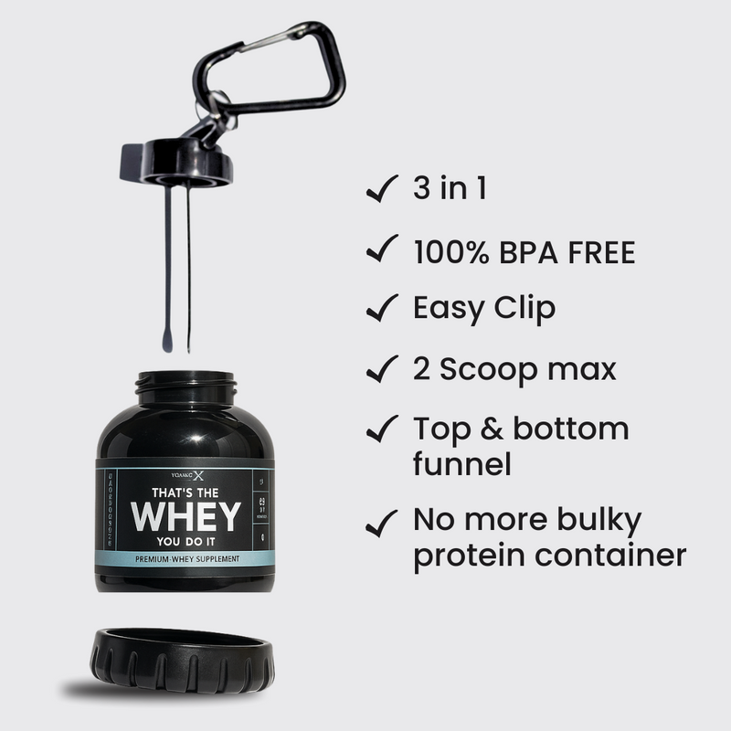 MINI KEYCHAIN PROTEIN CONTAINER