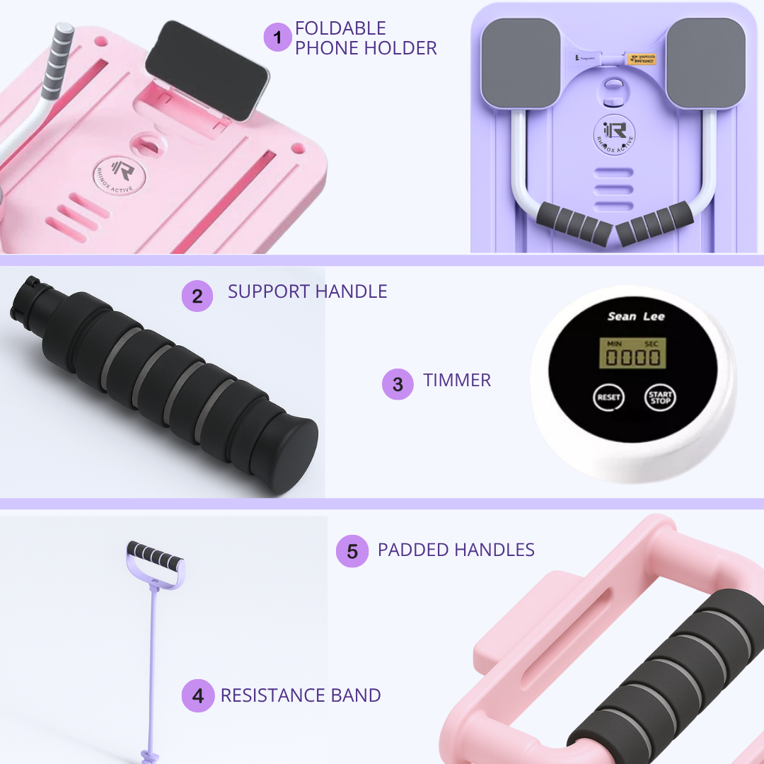 8 in 1 Multi-Functional Pilates Reformer Board